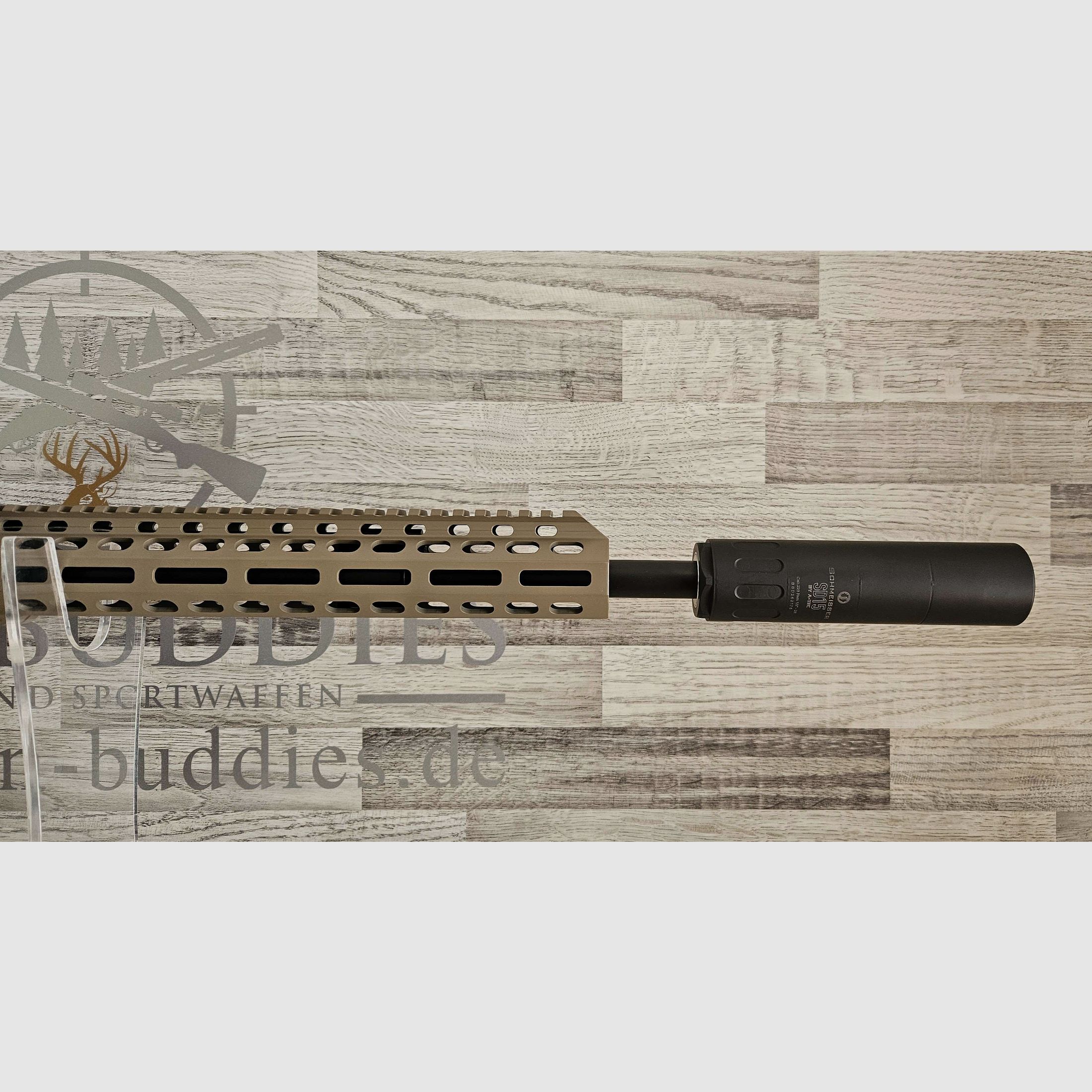Schmeisser AR-15 M4FL OD Green 14,5" Kal. .223Rem. - Komplettset - versandkostenfrei - Neuware vom Fachhandel