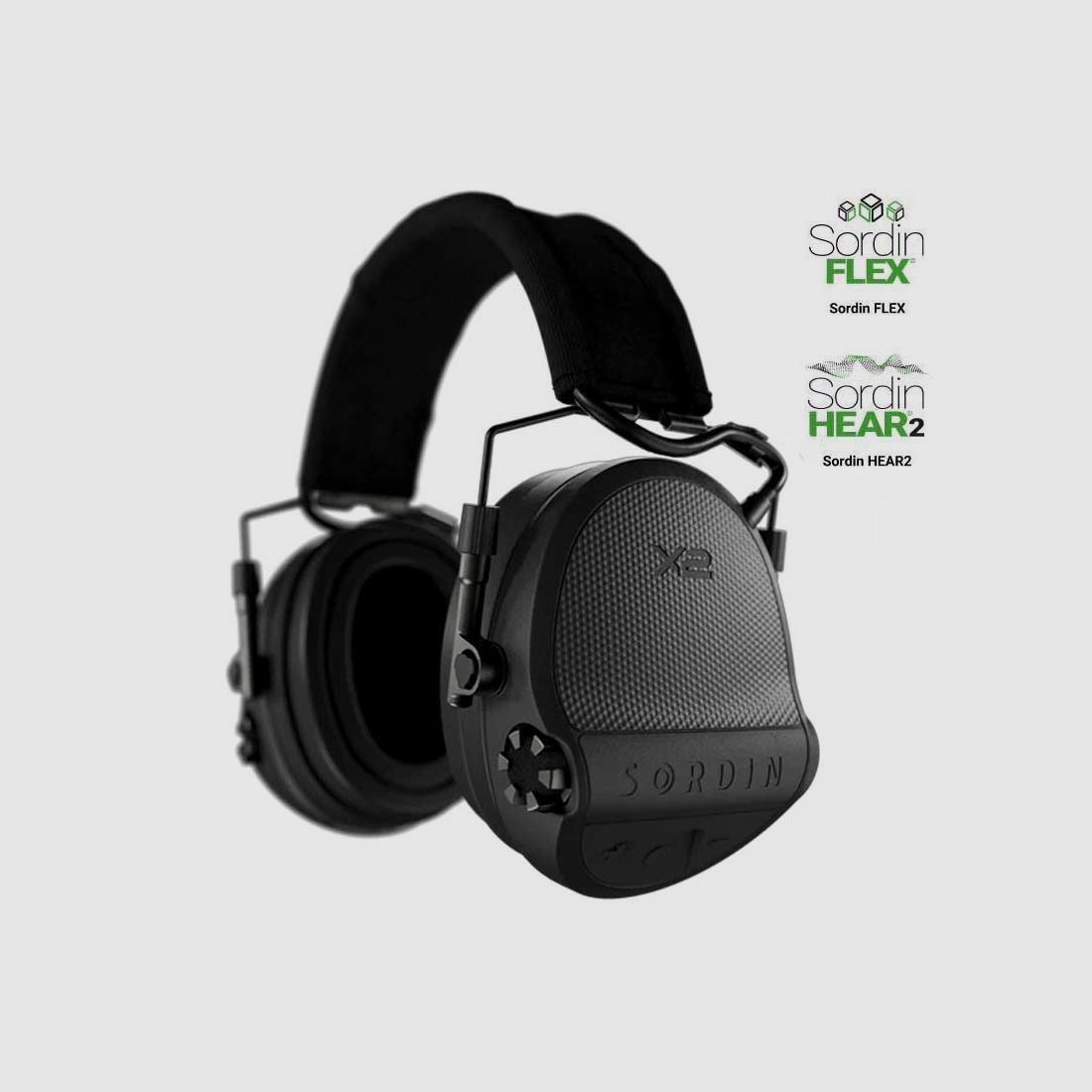 Sordin Supreme X2 SFA earmuffs black, image 1 of 5