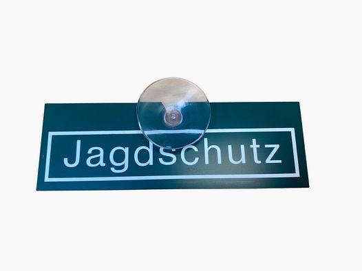 Auto raam plaatje Jagdschutz