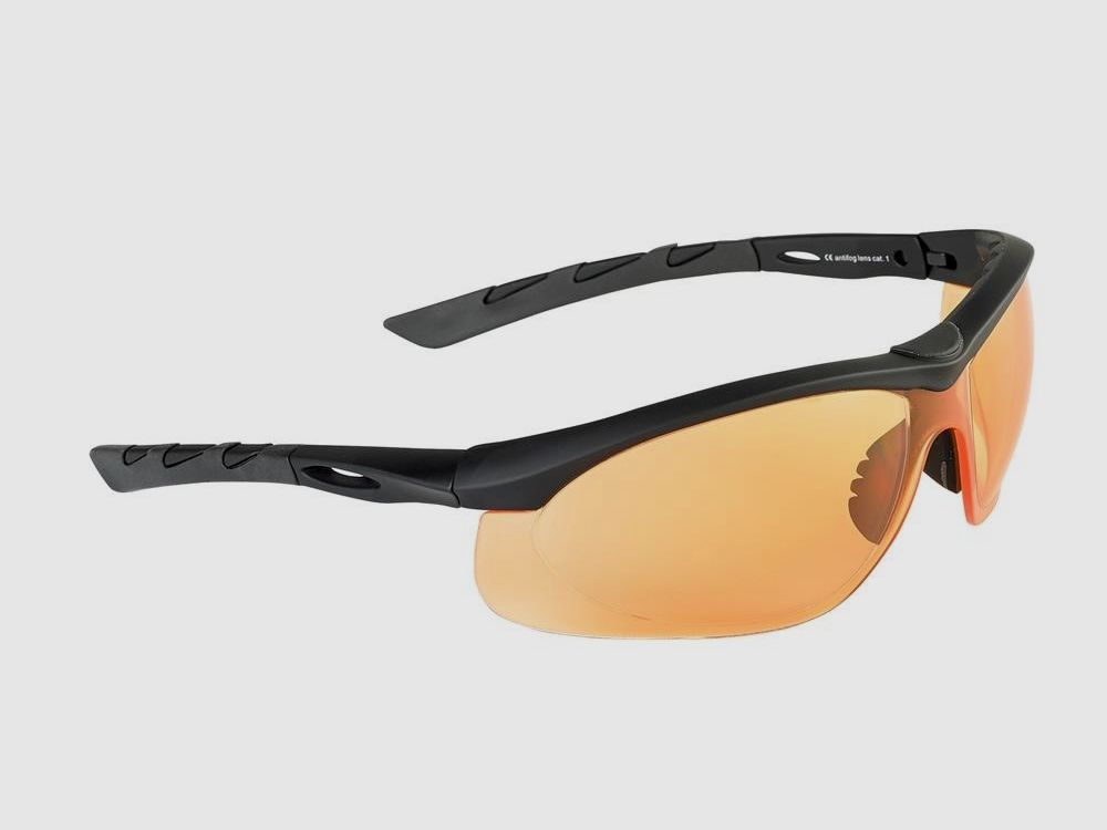 SwissEye Tactical Brille Lancer rubber black - orange