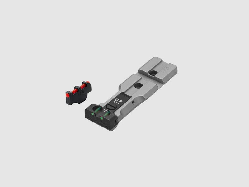 LPA WXT03-F1 SILVER BASE adjustable revolver sight with Weaver base for 629, 686, 586, 627, 66, 67, 696, 17, 19, 657, 610, 625, 29, 27 and new for caliber .50 – Black sight picture