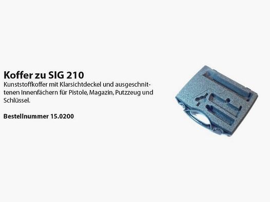Wyss Waffenkoffer SIG P210