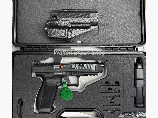 Canik TP9 SFx Rival Dark Side 9mm Luger SAO noir 18 coups + chargeur de rechange
