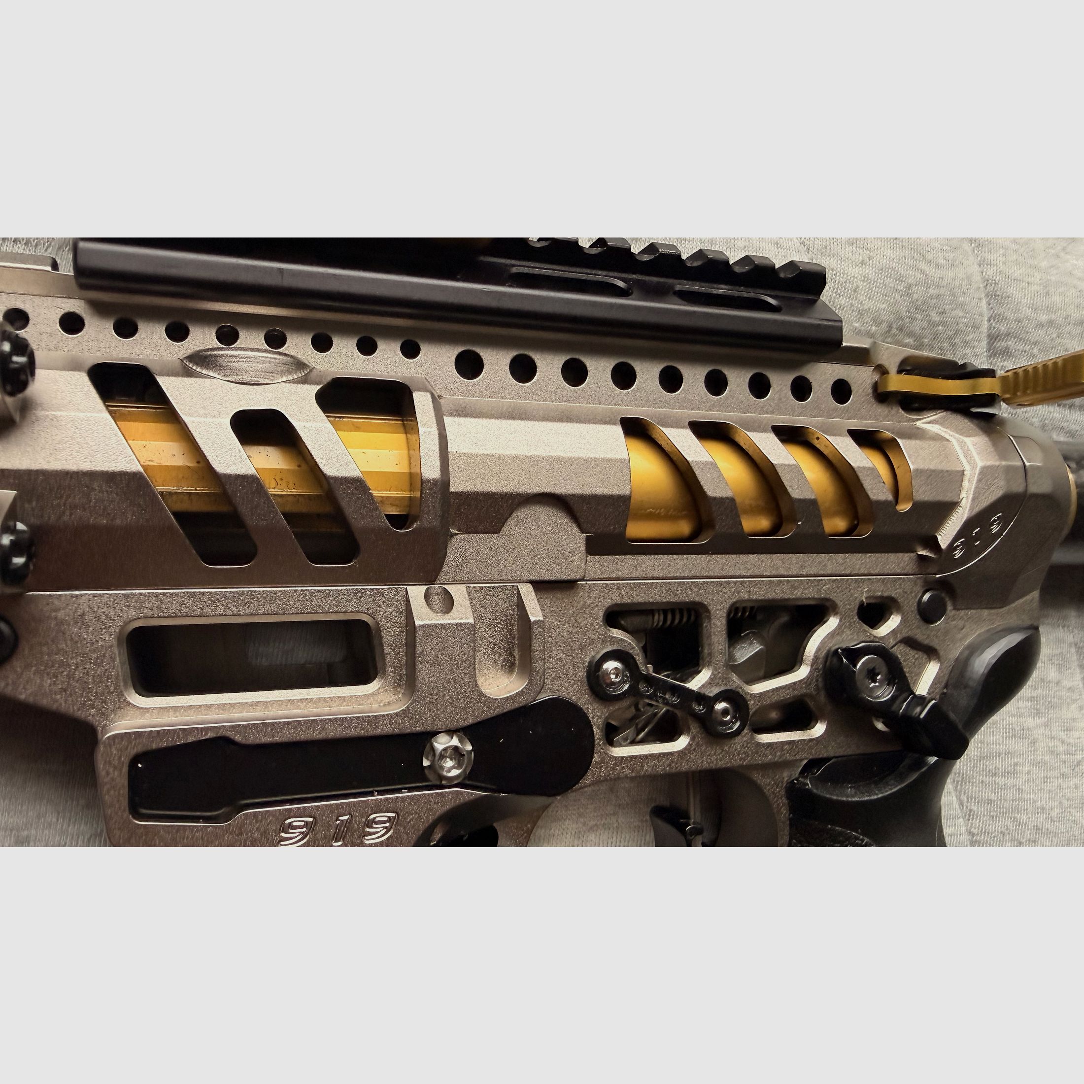 IPSC PCC Schoger Arms 9mm Geweer in Topstaat AR15 Race Gun geen Hera, Schmeisser, 3G Sports halfautomatisch geweer MBX Hyperfire