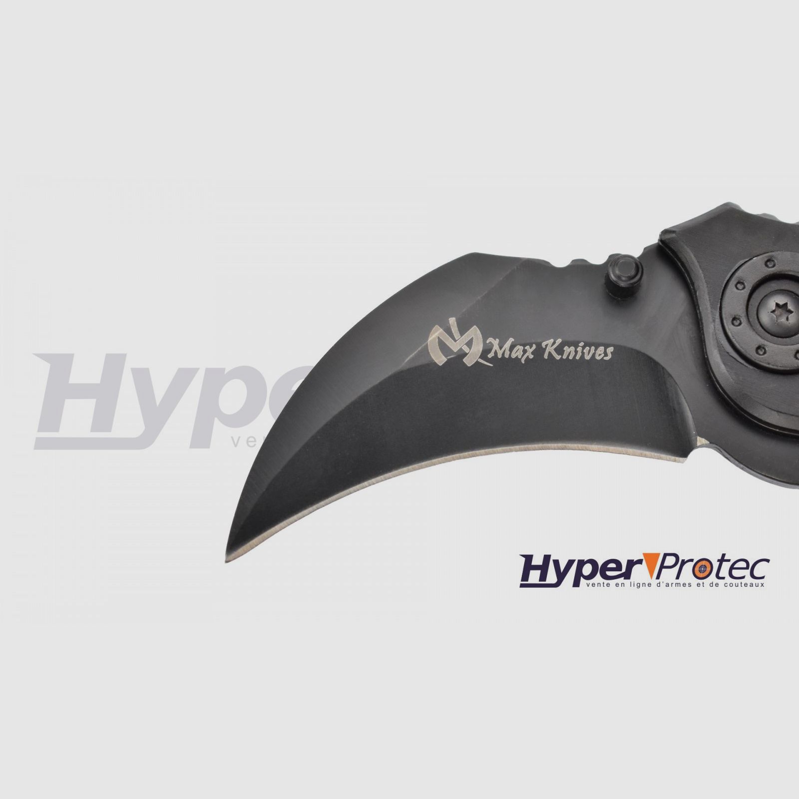 Schwarzes Klappmesser Karambit Max, Bild 4 von 4