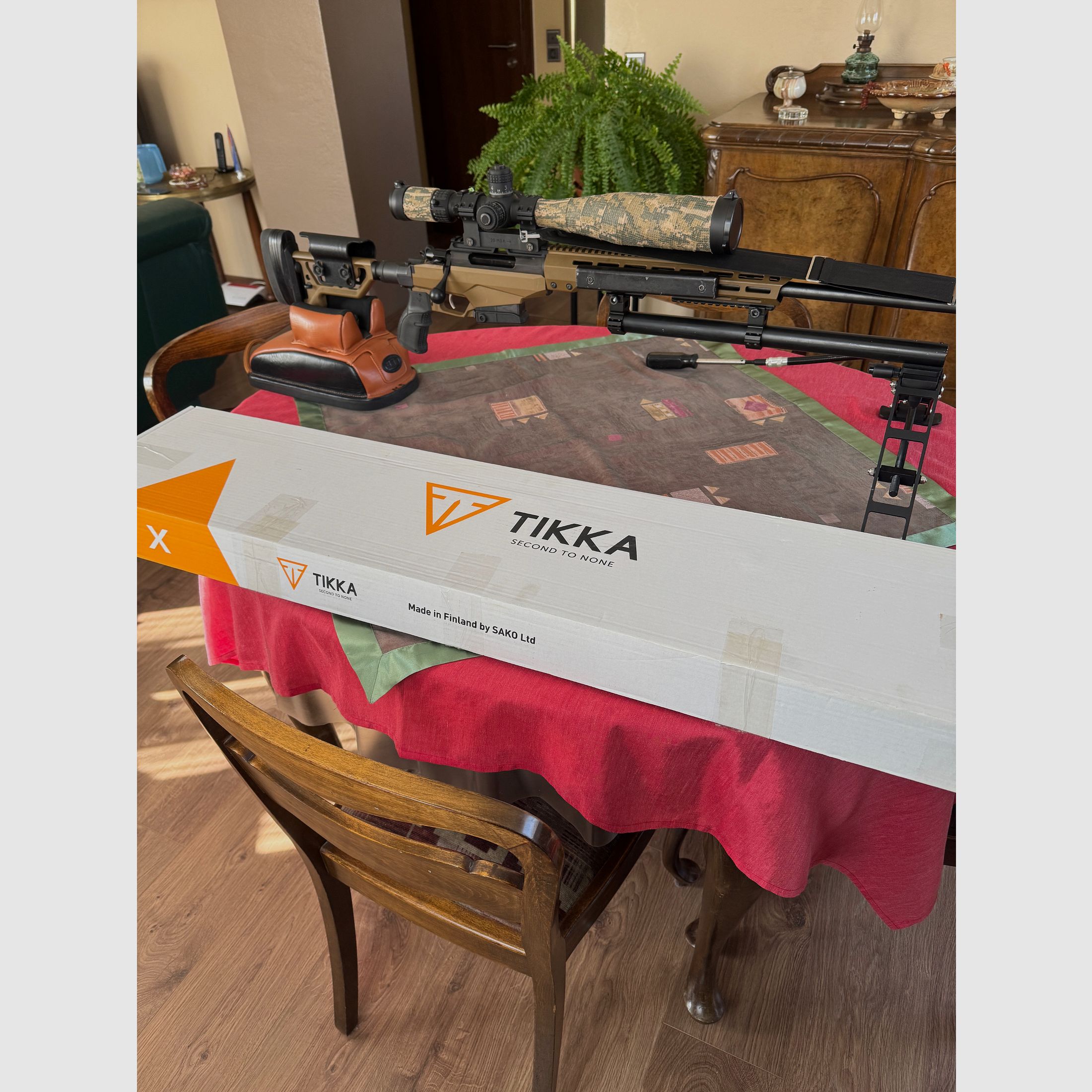 Tikka T3x Tac A1 carabine à répétition Coyote 6,5 Creedmoor + Delta Strike HD 5–50x56 configuration Long Range