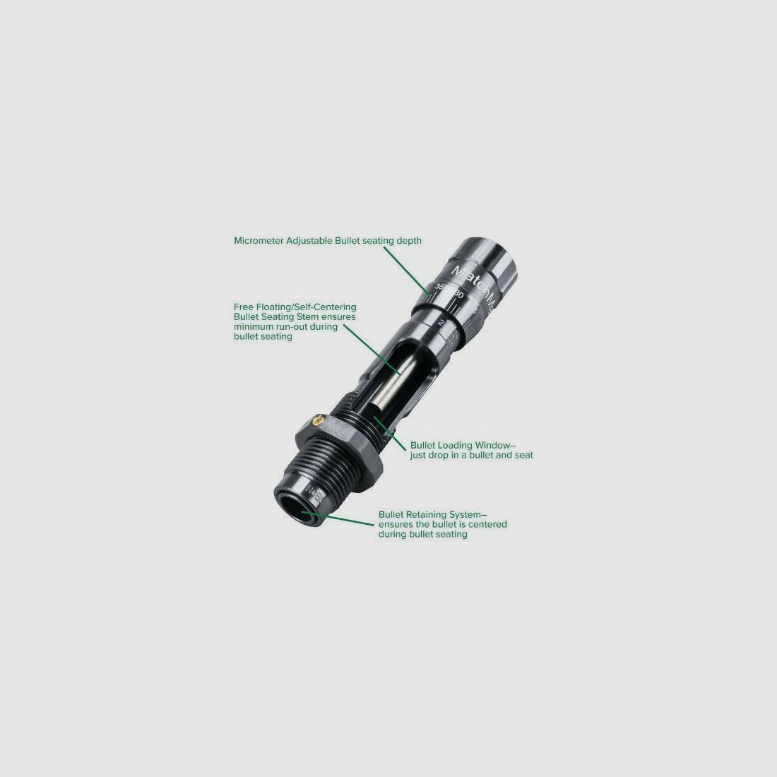 RCBS MatchMaster Benchrest Setzmatrize .223 Rem (5,56mm) #11140