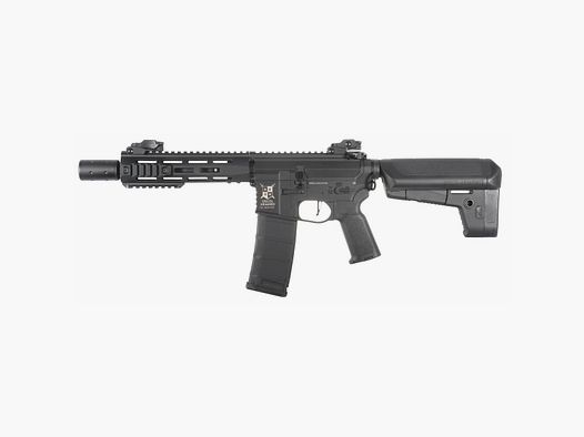 M4 AR15 M-LOK SilentOps 8 pouces CHARLIE Noir S-AEG Fusil Airsoft Libre à partir de 18 ans | Delta Armory