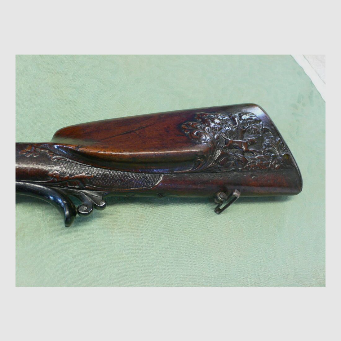 A.W. Edel Leipzig double-barrel shotgun