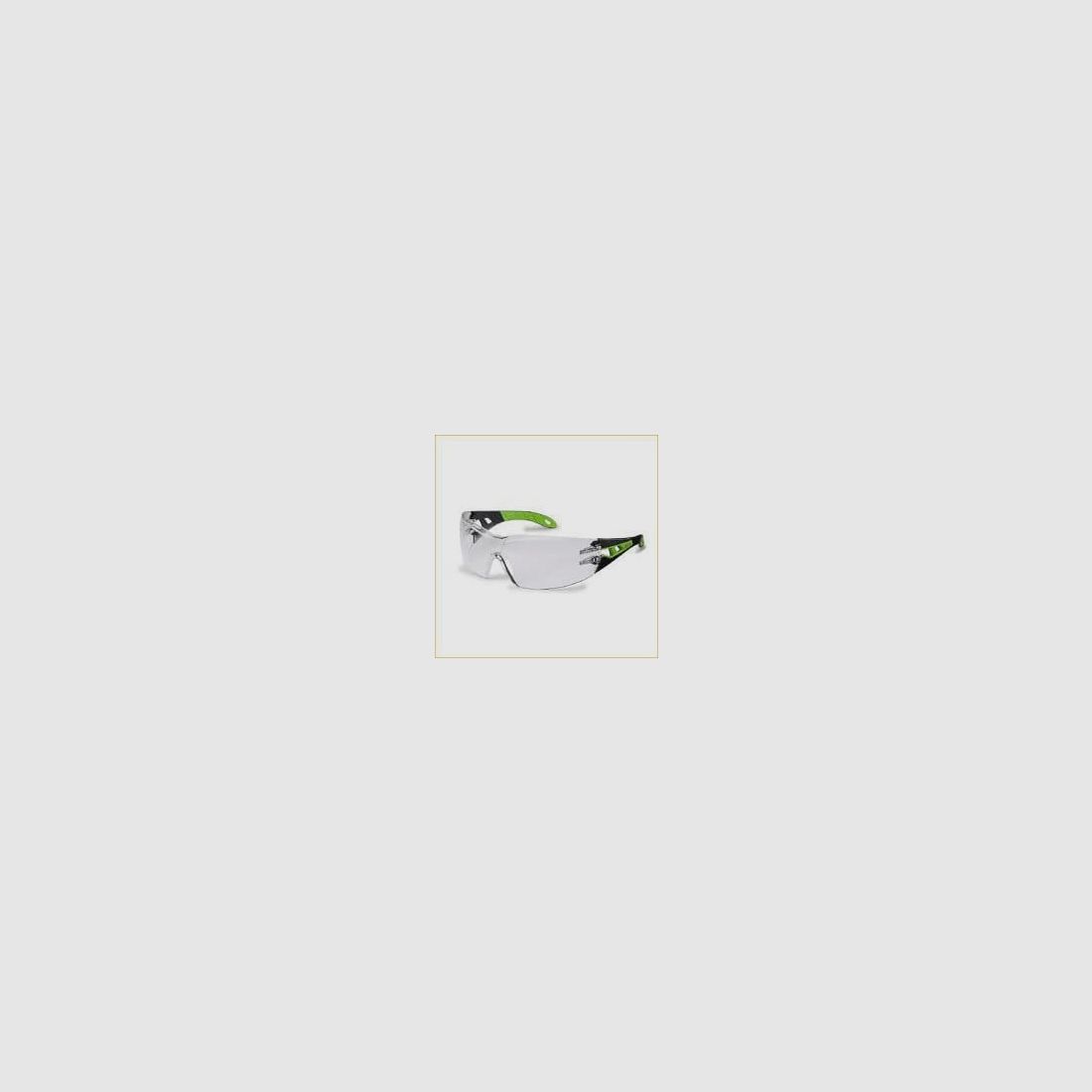 UVEX Pheos s lunettes de protection : noir/vert écran : incolore