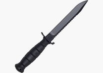 Original Glock field knife black with saw