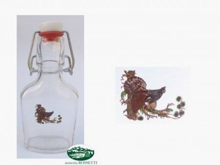 MILSPEC Glasflasche mit Fasan