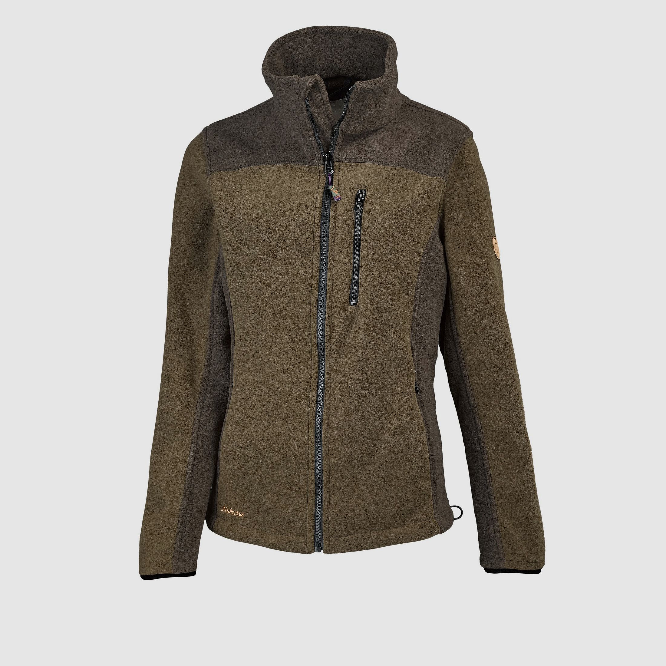 Hubertus Damen-Fleecejacke zweifarbig