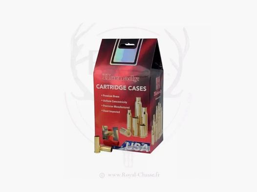 50 douilles non amorcées Cal.338 WIN MAG HORNADY