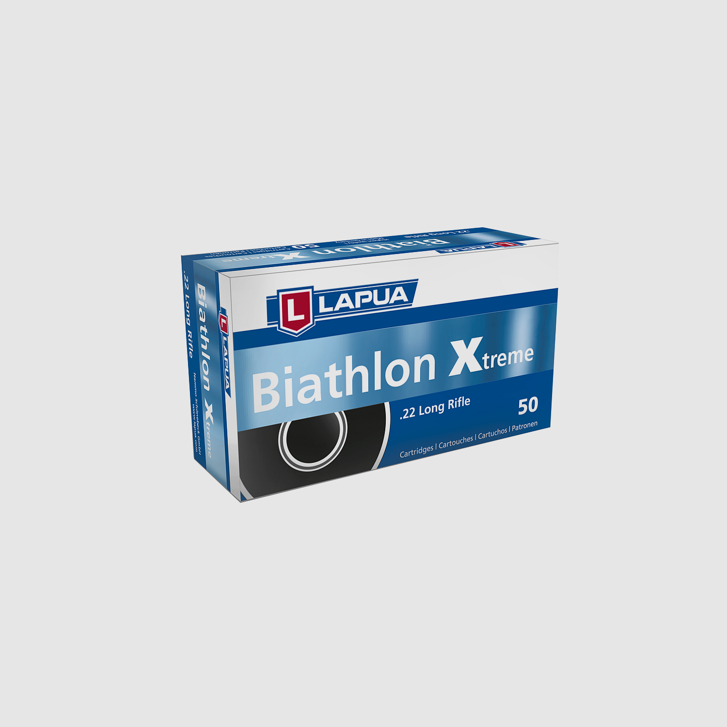 Lapua Kal.22 LR 2,6g Lead Round Nose Biathlon Xtreme 50Stk.