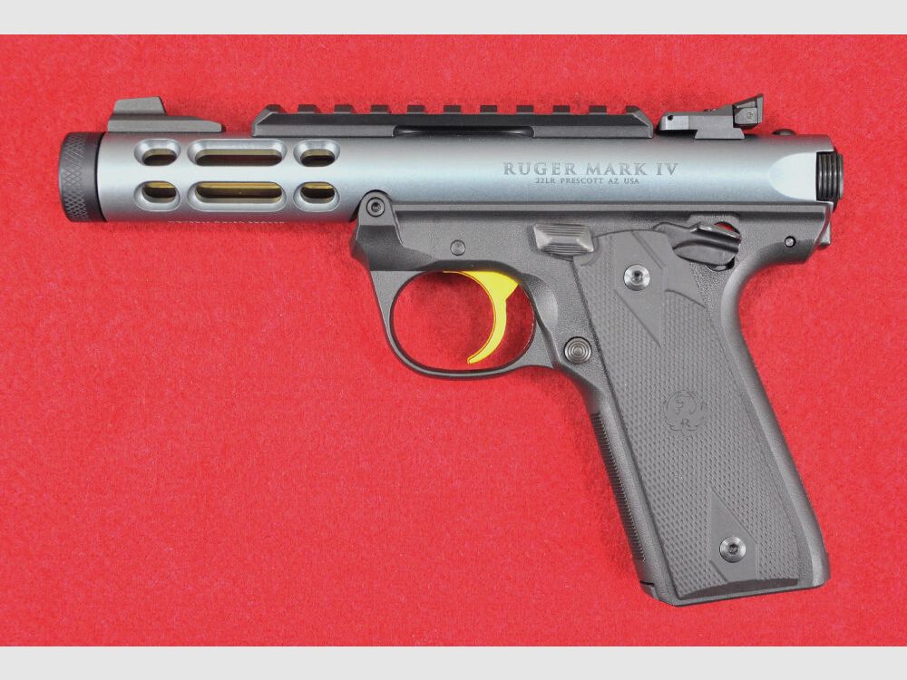 Ruger Mark IV 22/45 Lite Diamond Grey-Goud 4,4" .22lr