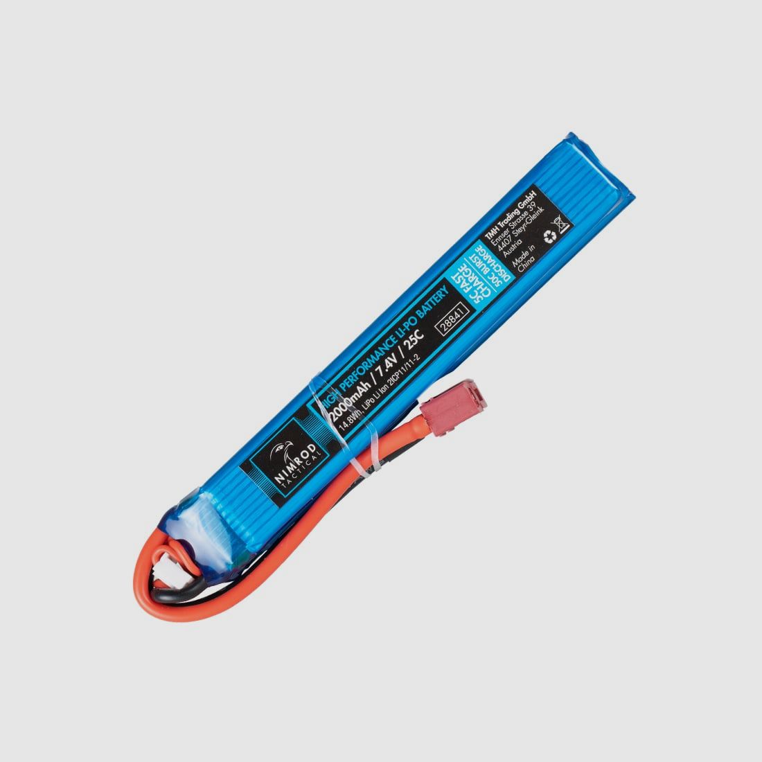 Nimrod 7.4V 2000mAh 25C LiPo Tipo Doble Stick (T-Plug)