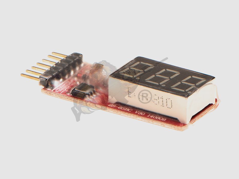 Simple Voltage Display 1-6S Lipo Voltage Meter
