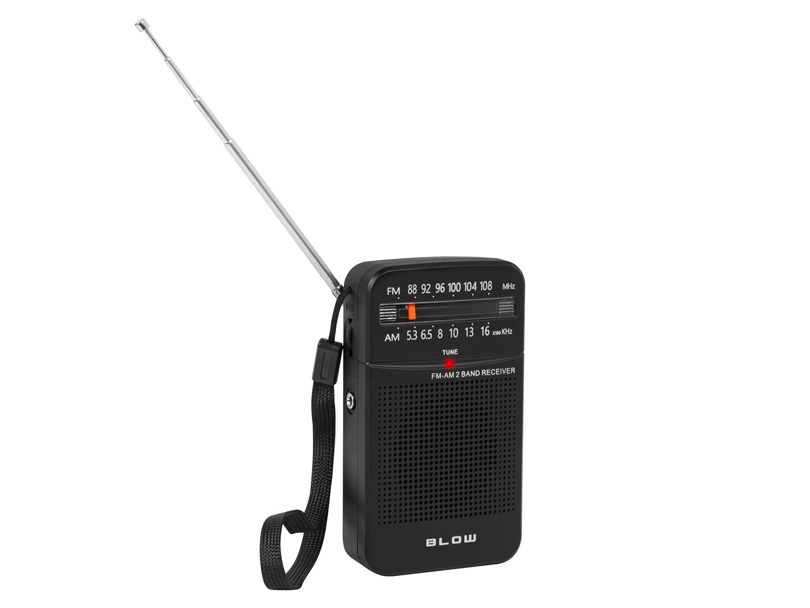 Mini-radio de survie BLOW RA20 AM/FM à piles
