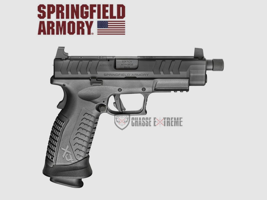 Pistole SPRINGFIELD ARMORY XD-M Elite 4.5 Osp 5.28" Gewinde Lauf Kal. 9x19mm Schwarz