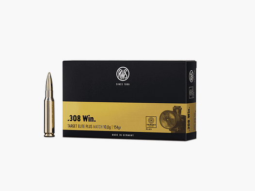RWS .308 Cible Elite Plus Match 154 gr. -20St