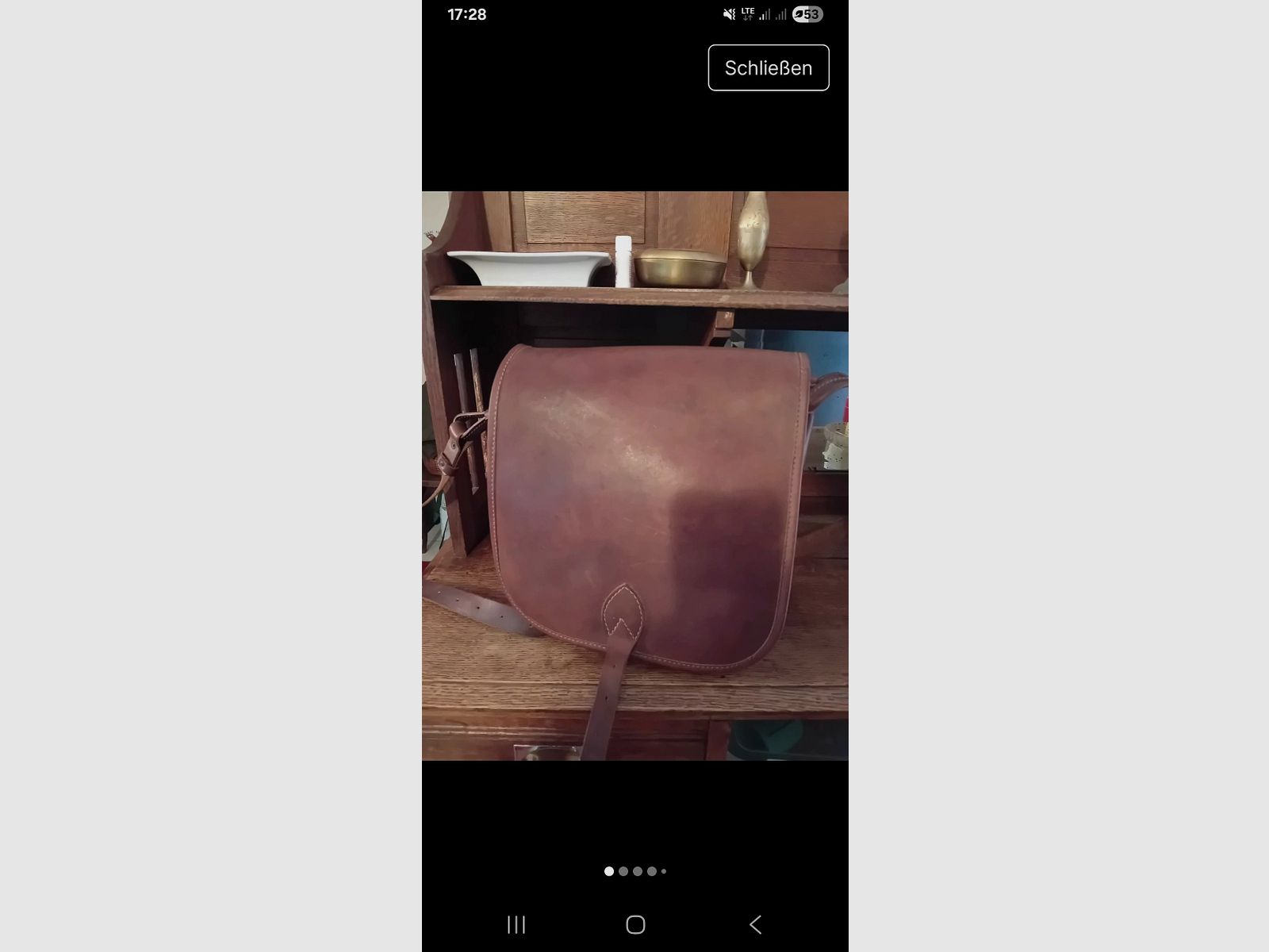 Echtleder Jagdtasche Unikat