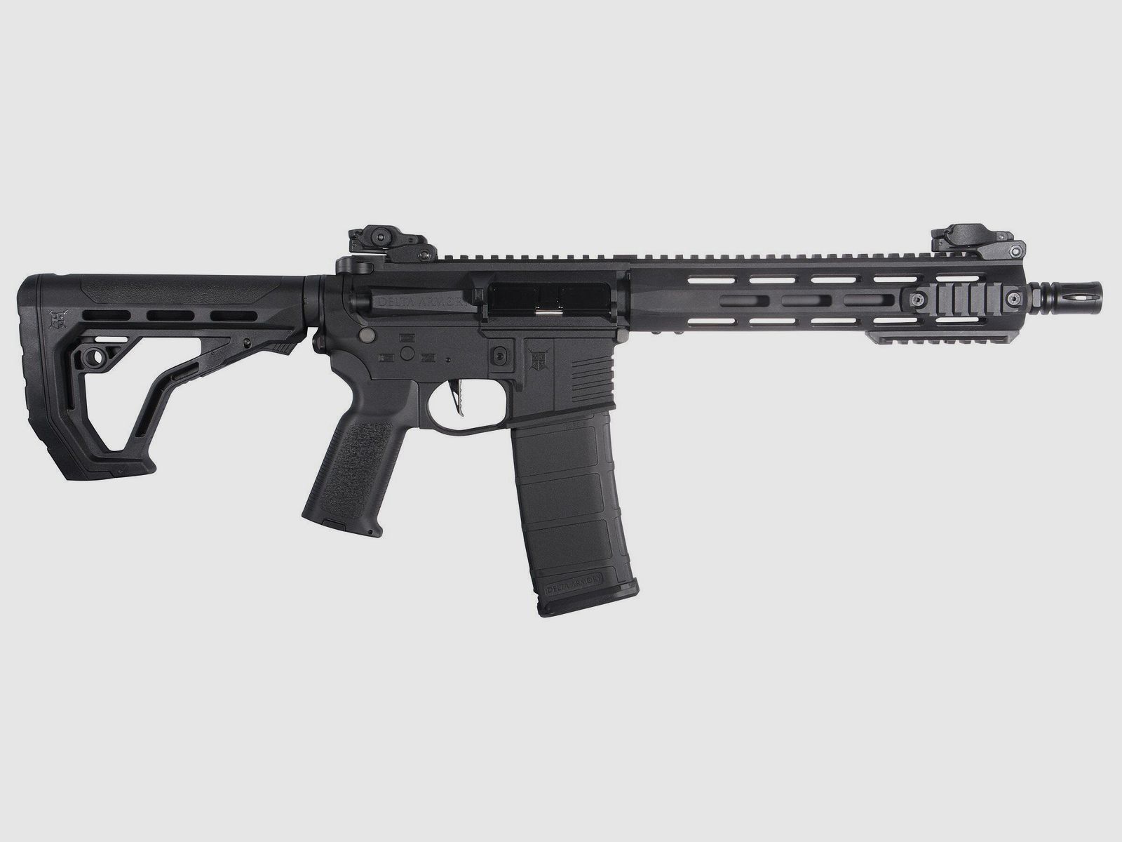 M4 AR15 M-LOK 10 Zoll CHARLIE EAGLE ETU Schwarz S-AEG Airsoft Gewehr Frei ab 18 Jahren | Delta Armory