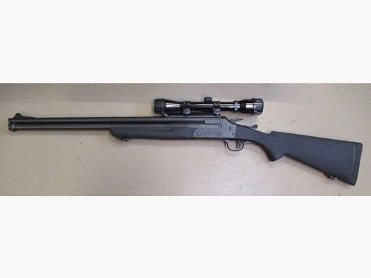 Escopeta superpuesta Savage .22 Hornet y 20/76 con mira Tasco 24