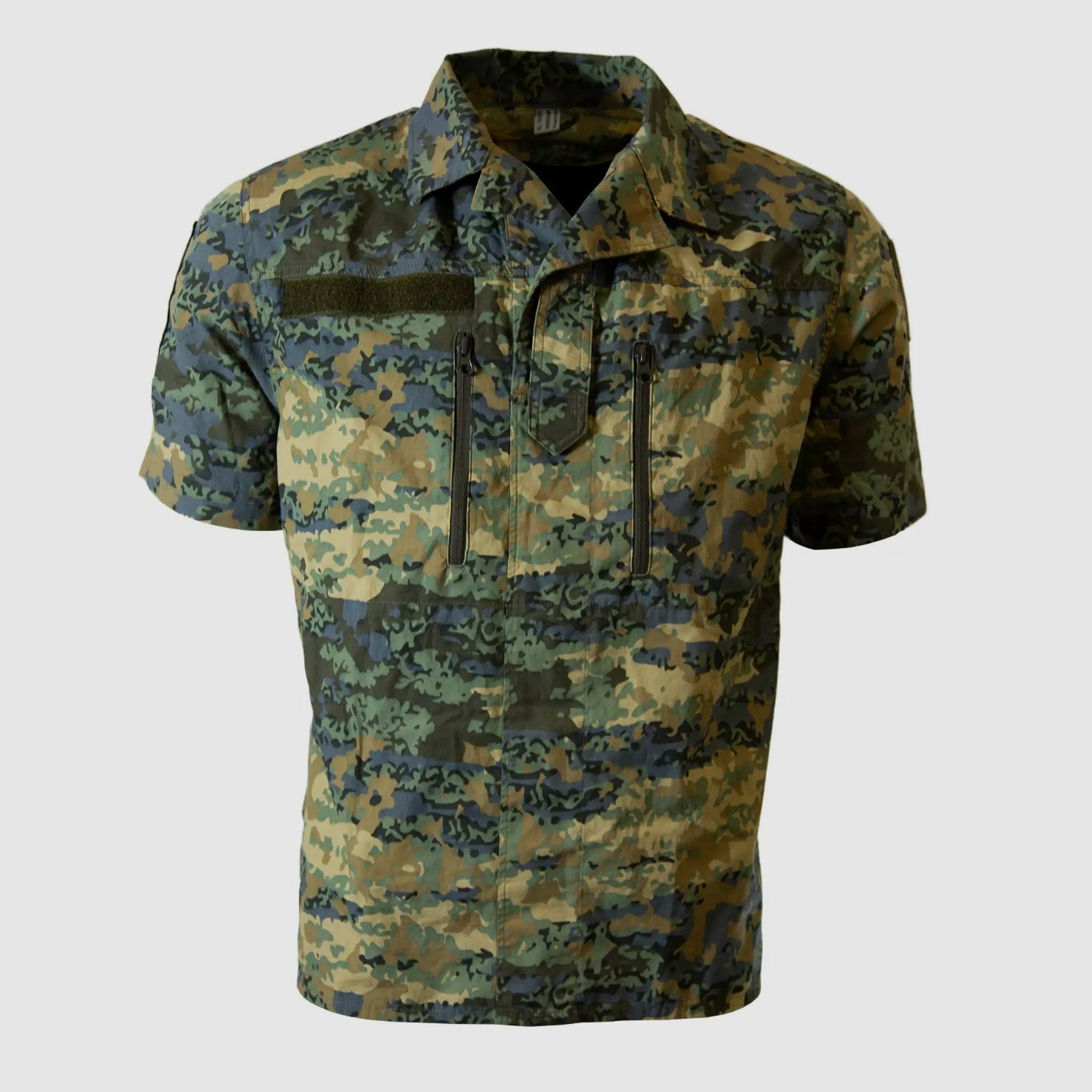 Chemise de Champ à Manches Courtes des Forces Armées Autrichiennes en État Comme Neuf Austrotarn (03 camouflage)