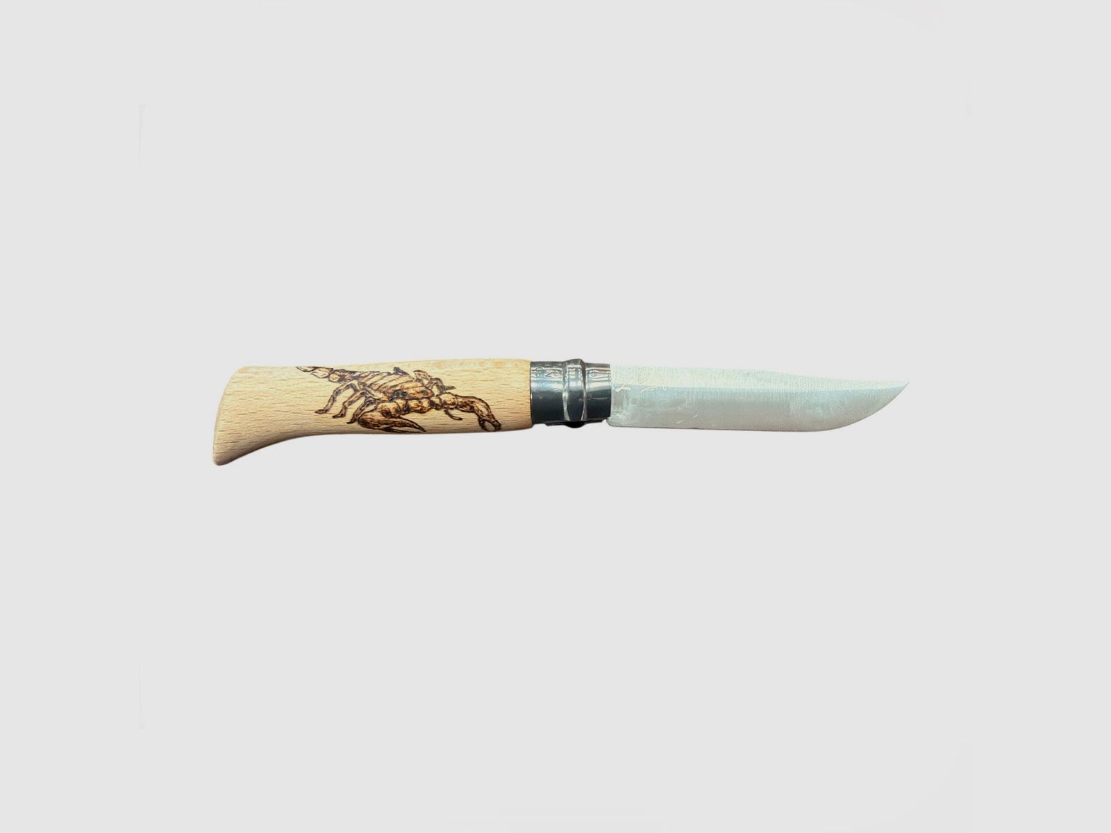 Couteau – OPINEL – N.8 INOX fabriqué à la main | SCORPIONE, image 2 sur 2