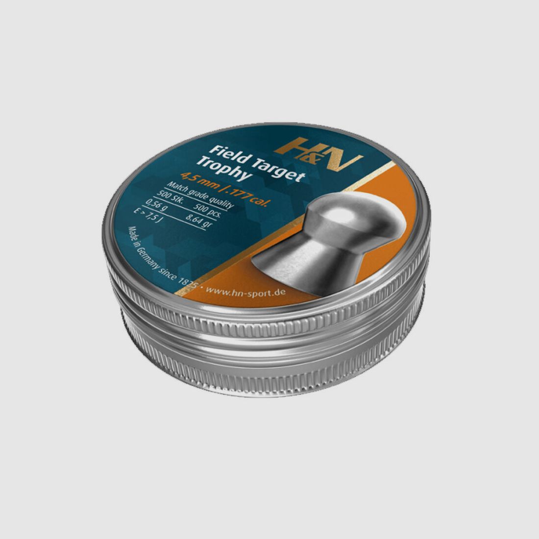 H&N Field Target Trophy Diabolos 4,5mm / 0,56 g / 500 szt.