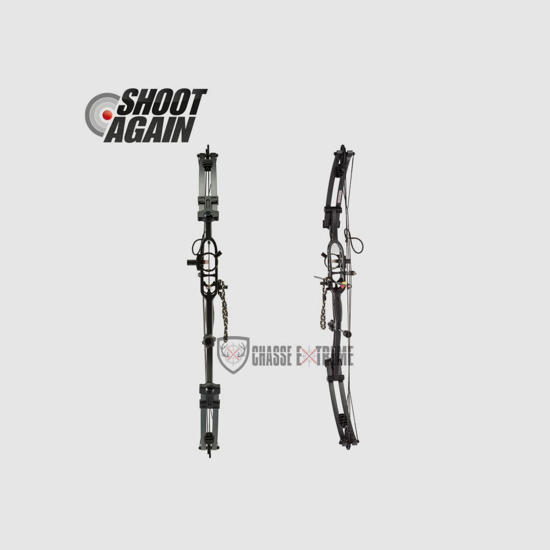 Pack Arco Compound M106 SHOOT AGAIN Oscuro Ambidextro, imagen 2 de 2