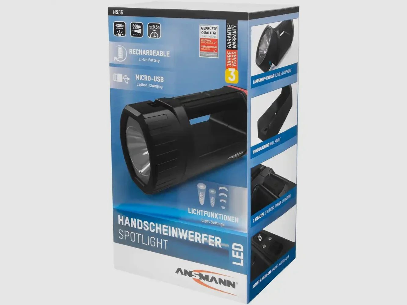 Ansmann Handscheinwerfer HS5R