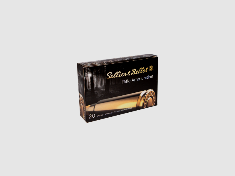 S&B Munitions de Fusil 9,3 x 62 15 g / 231 gr Full Metal Jacket