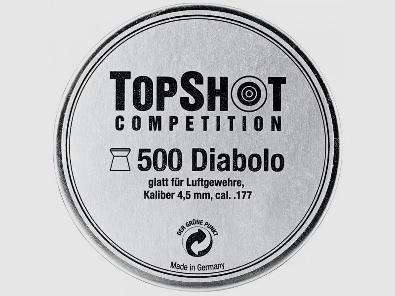 TOPSHOT 4,5MM DIABOLOS - 500 SCHUSS