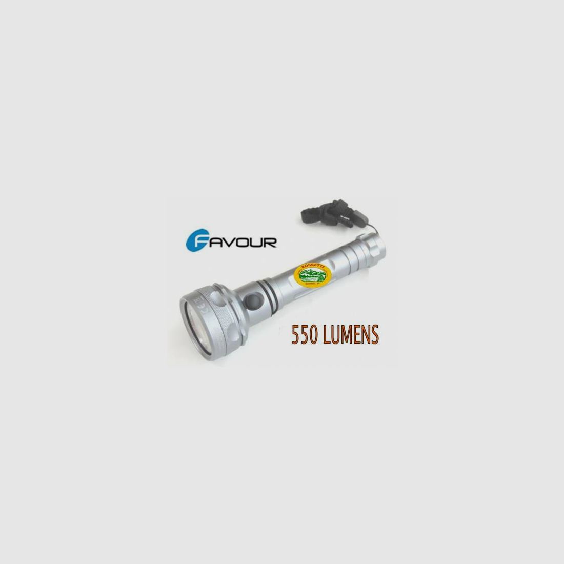 FAVOUR Aluminium Zaklamp 500 Lumen
