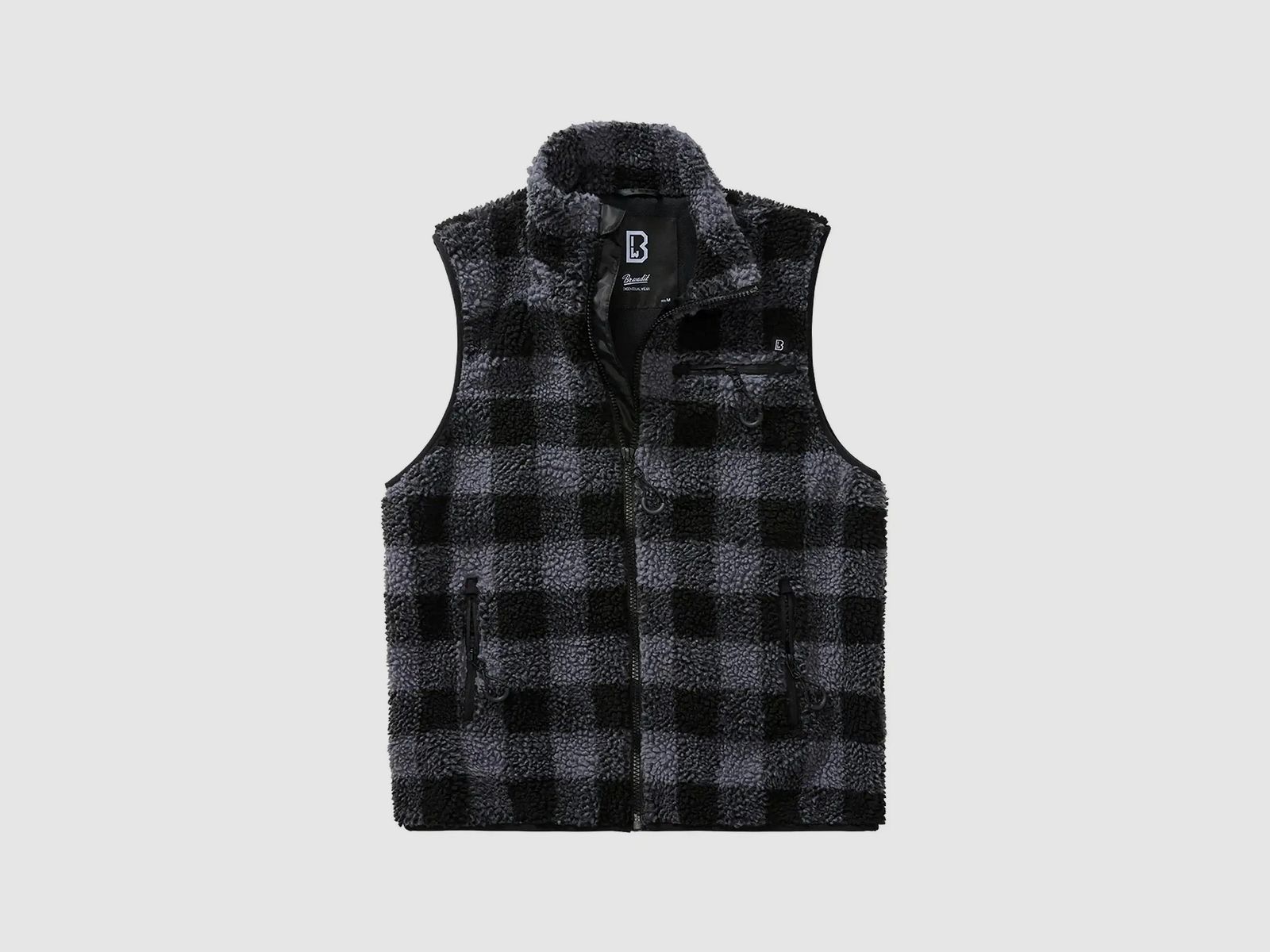 Brandit Brandit Jacke Teddyfleece Vest - Oliv / S Herren
