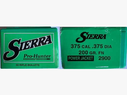 50 x Sierra Geschosse .375 Pro-Hunter 200 grain