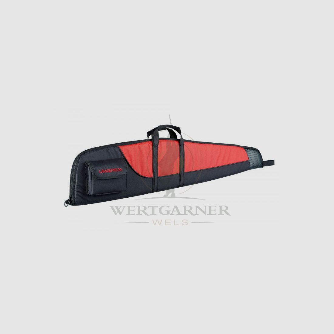 Umarex Futteral schwarz/rot 127*22*10 mit Schloss, Bild 1 von 2