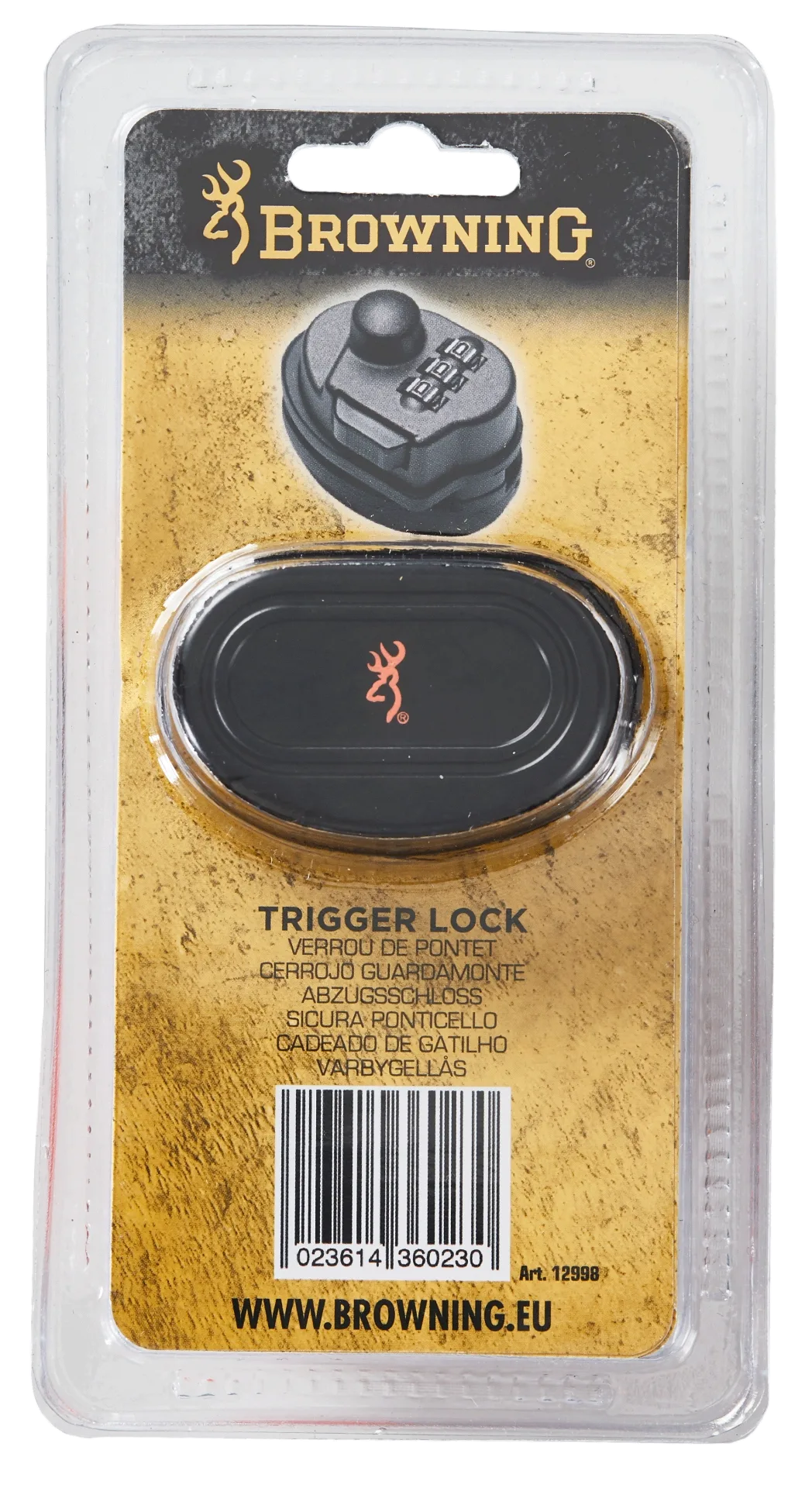 Browning «CANDADO, GUN LOCK, NEGRO», zdjęcie 2 z 2
