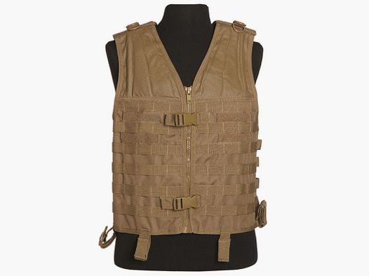 KAMIZELKA TAKTYCZNA MIL-TEC MOLLE CARRIER VEST COYOTE