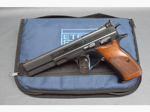 Brünner CZ75 mit Peters Stahl Wechselsystem 6", Kal. 22lR, sehr gut