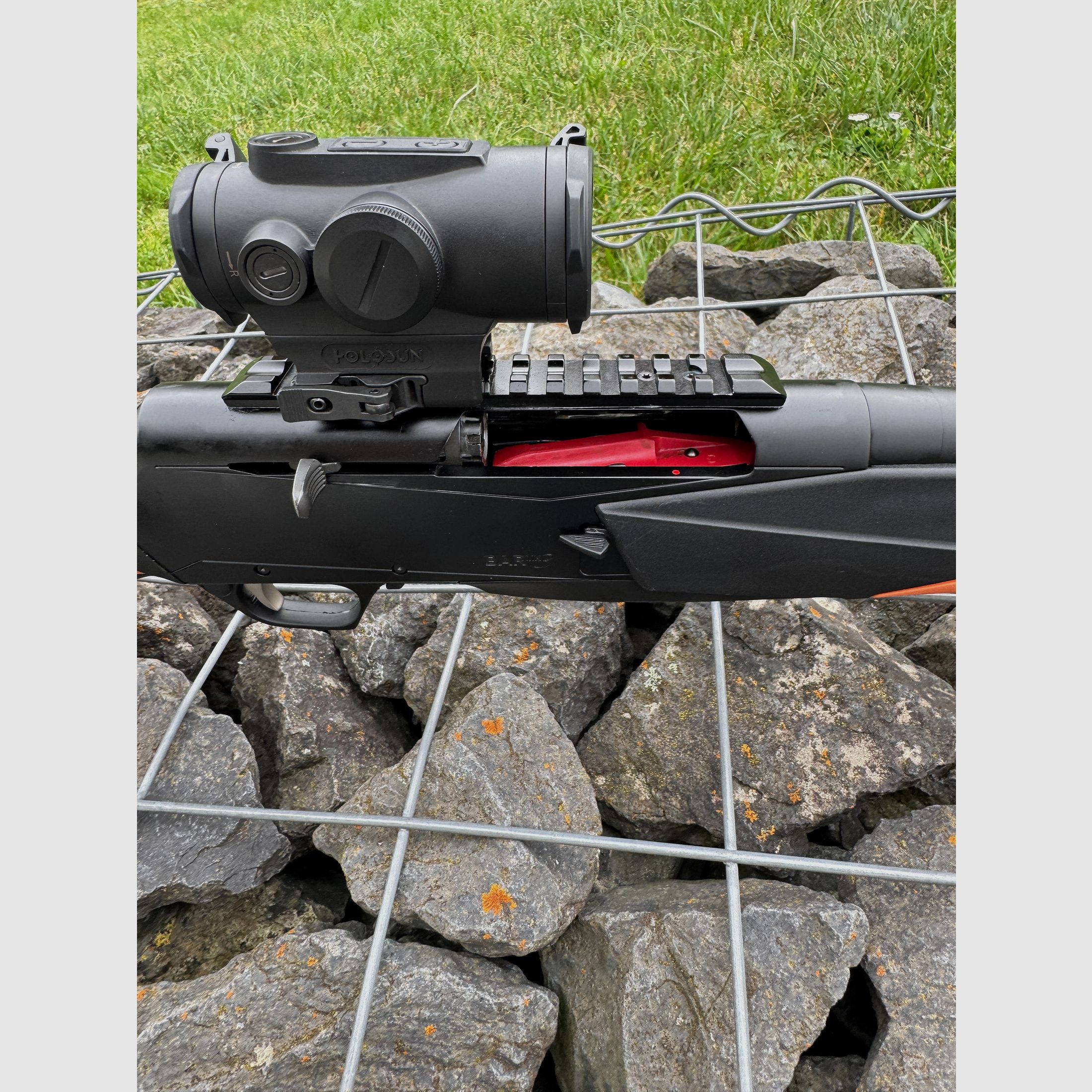 Browning BAR MK3 Tracker 9.3*62 with Holosun red dot sight and Picatinny rail - like new