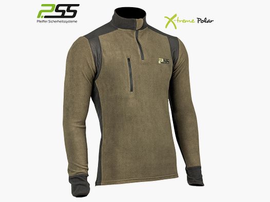 PSS X-treme Polar Fleeceshirt grün/schwarz