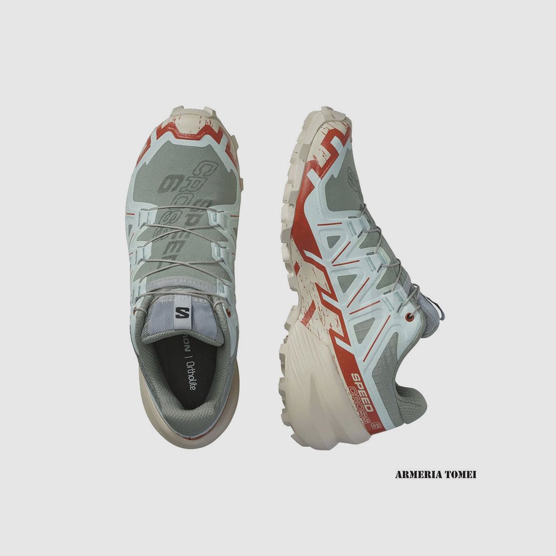 SALOMON – DAMES – SPEEDCROSS 6 W Lily Pad / Rainy Day / Bleached Aqua, afbeelding 4 van 7