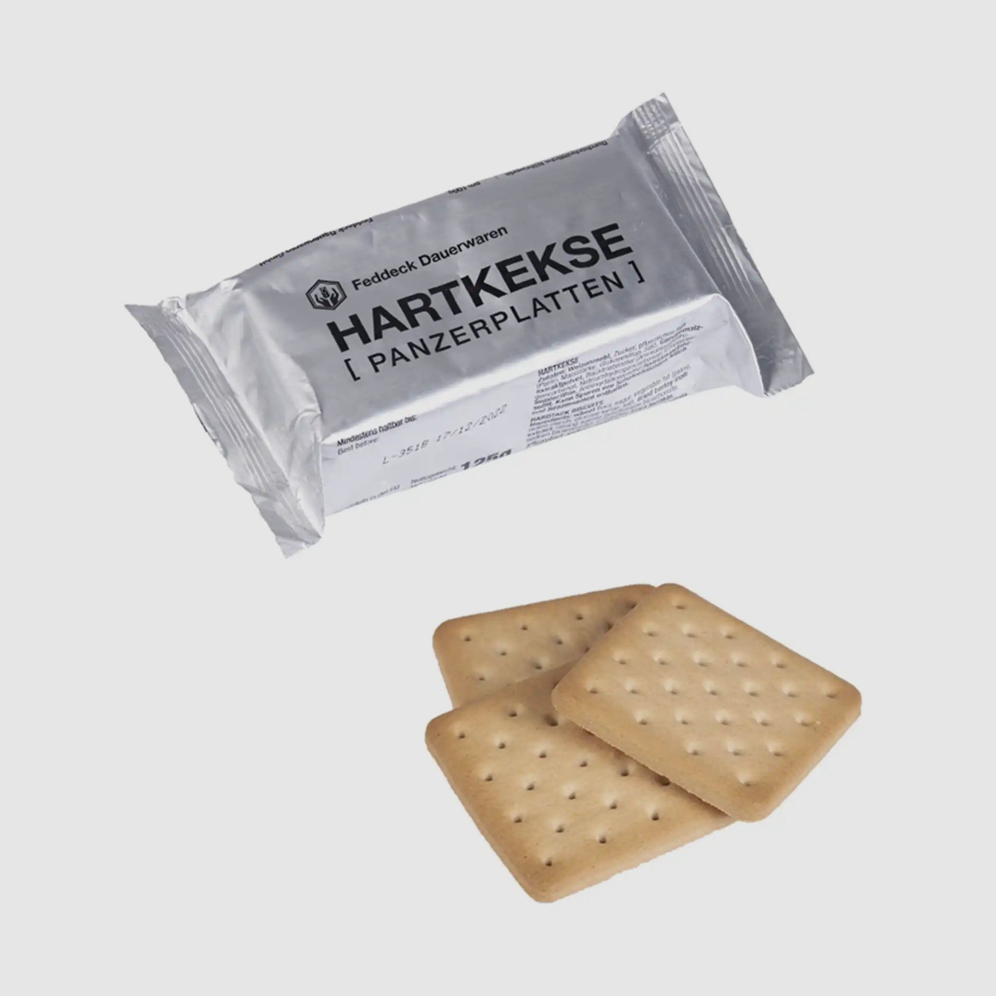 Feddeck duurzame goederen Feddeck duurzame goederen Originele Bundeswehr harde koekjes (pantserplaten)