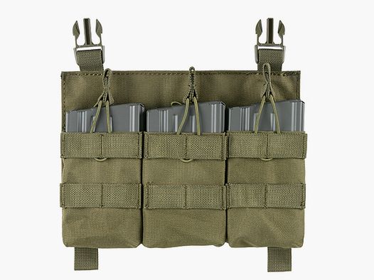 Buckle Up Triple SR25/AR-10/M14/SCAR-H Pouch Panel - OD