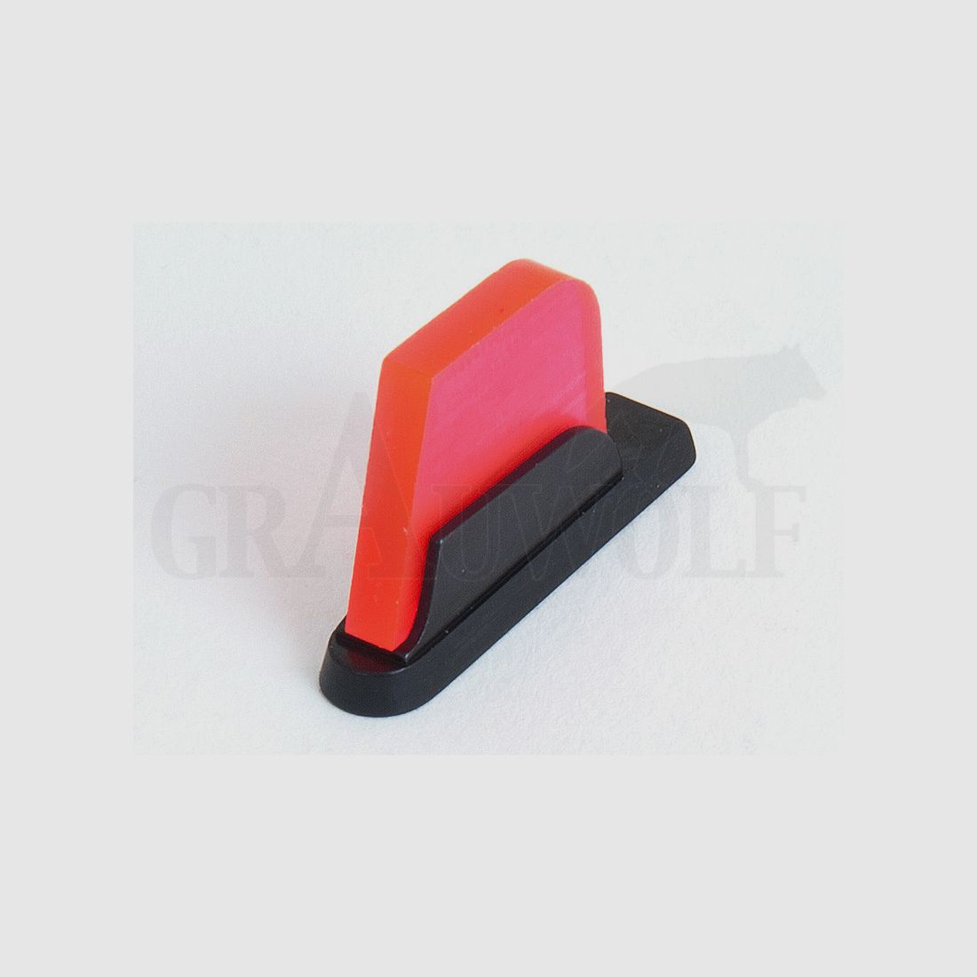 Recknagel Mira de barra con prisma largo e inserto de plástico rojo BH 13 mm