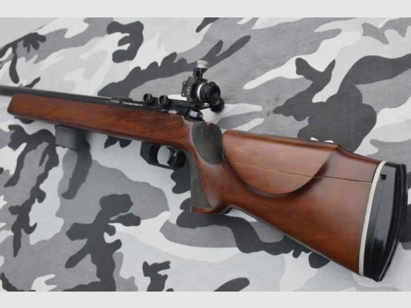 Einzelladerbüchse Matchgewehr KK-Gewehr Anschütz Super-Match Mod. 1913 Kal. .22 l.r., 1988, Top!