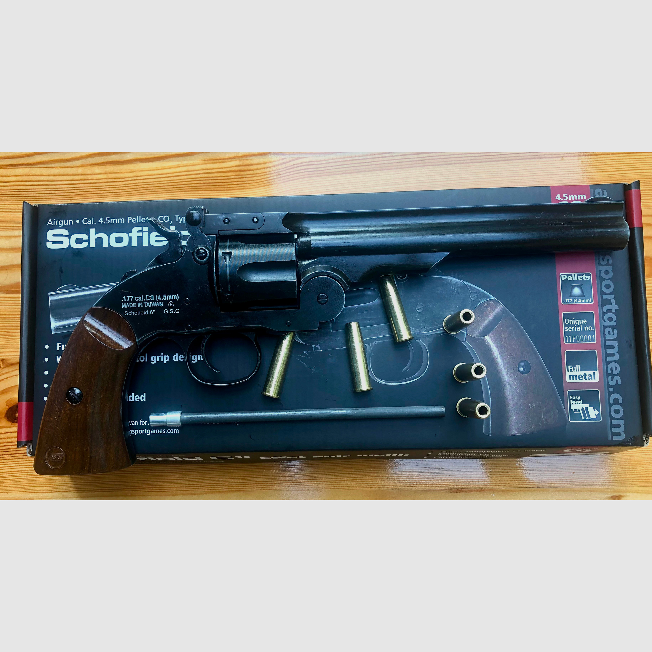 Schofield  - 4,5mm ( Diabolo )  - Extra  Gezogener Lauf  !